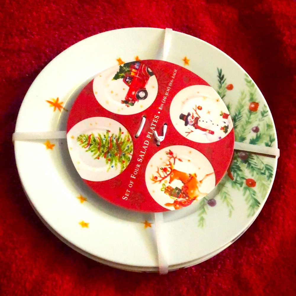 Holiday Christmas Plates